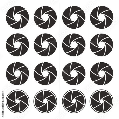 Camera aperture diagrams diaphragm photography