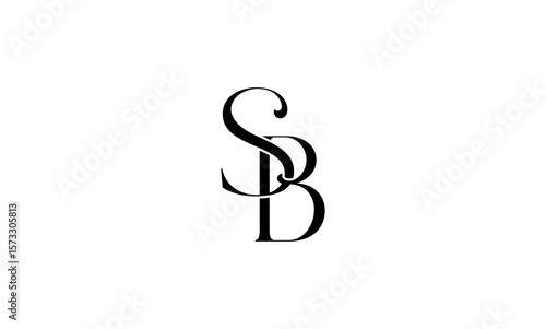 SB initial letters, monogram logo