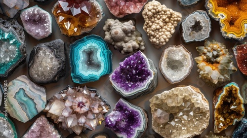 Close-up photograph of a vibrant rock formation showing intricate textures and vivid colors.