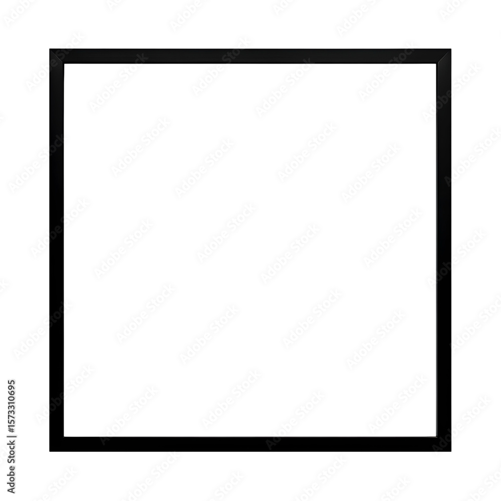 Minimal Black Picture Frame Isolated on White Background
Minimal Black Picture Frame Isolated on White Background