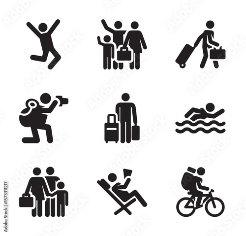 People enjoying travel activities vacation journey