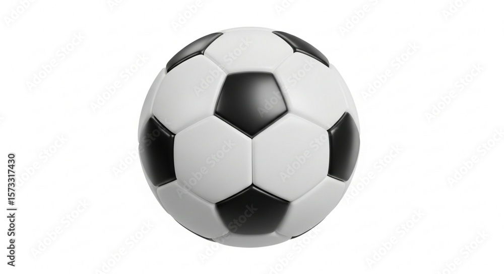 Fototapeta premium soccer ball isolated on white