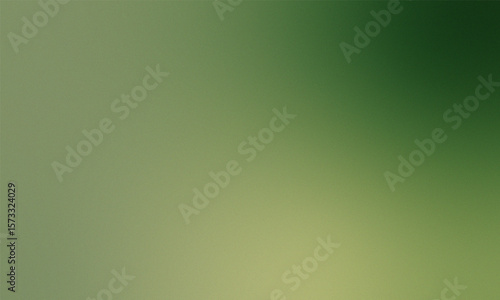 Subtle Gradient of Olive Green Shades with Grainy Texture for Backgrounds and Design  new 2025 trendy grainy gradient background