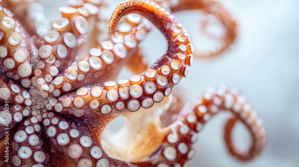 Obraz premium Close-up of octopus tentacles (1)