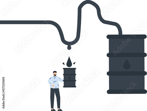 Oil Barrel Illustration with Man: Crude Oil Production and Extraction Concept, Energy Industry, Petroleum, Fuel, Oil Drop, Vector

Oil, Barrel, Illustration, Man, Crude Oil, Production, Extraction, 