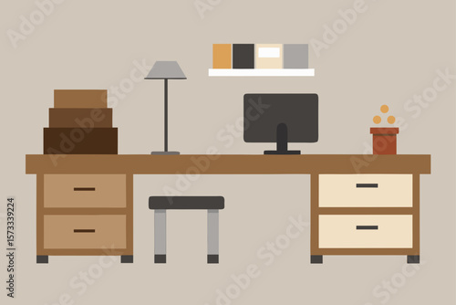 vector illustration of furniture