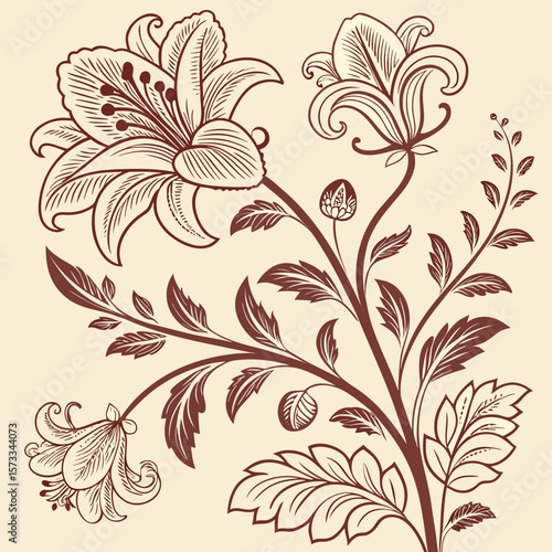Vintage Flower Design