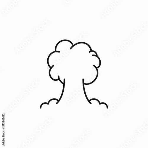 bomb explode icon sign vector