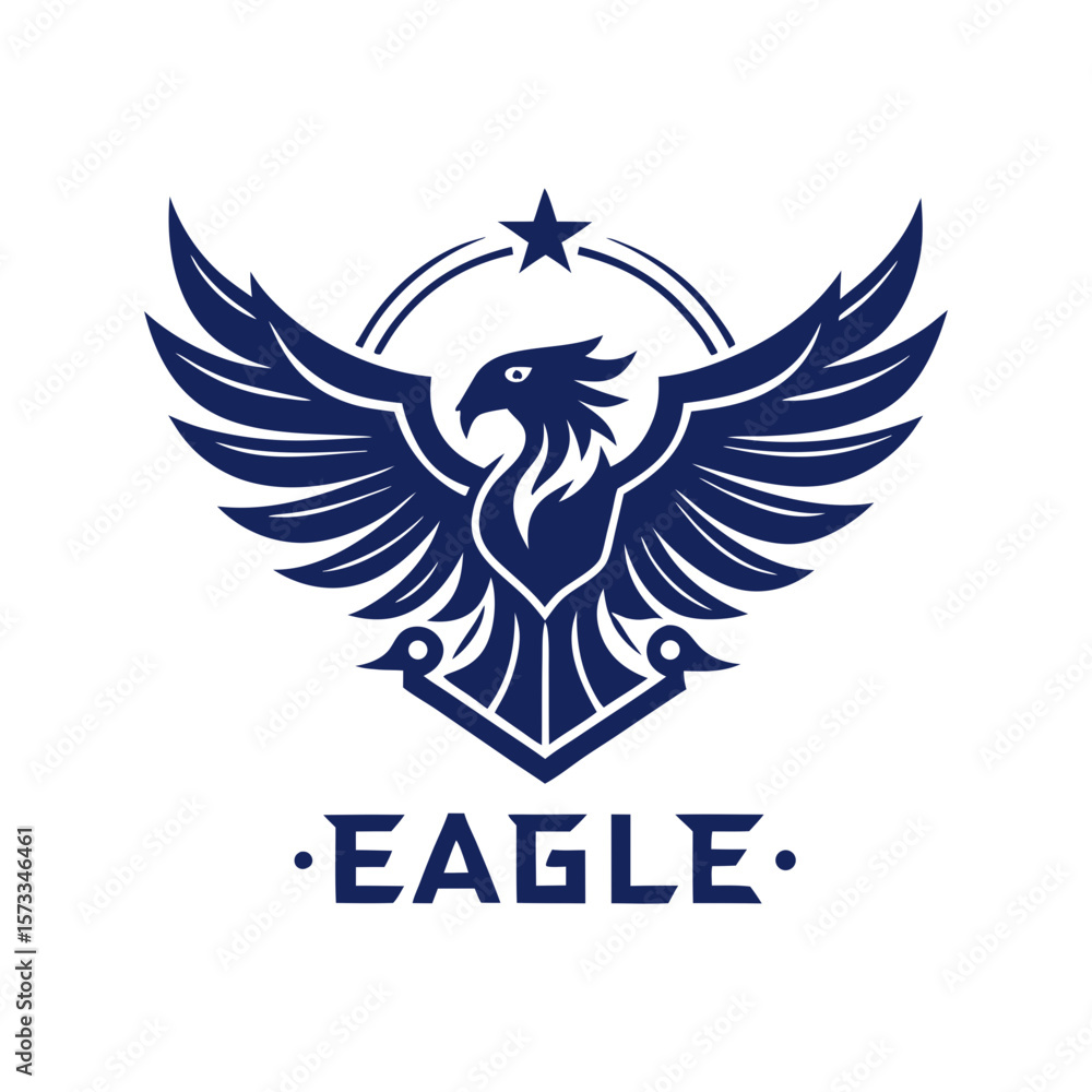 Fototapeta premium eagle symbol vector