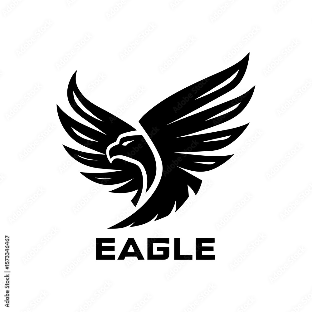 Fototapeta premium eagle with wings