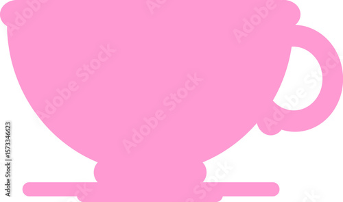 cup of coffee in bright neon color
