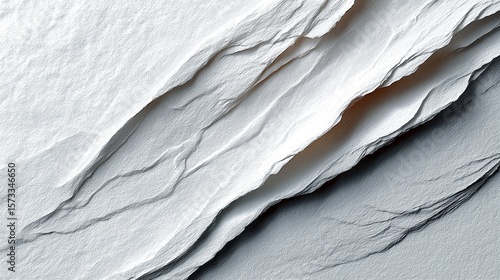 Wallpaper Mural Abstract close-up of torn white paper edge with fiber texture and minimalistic soft surface design, Generative AI Torontodigital.ca