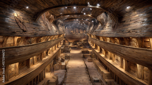 Noah’s Ark Revealed: Three-Level Interior Without Animals