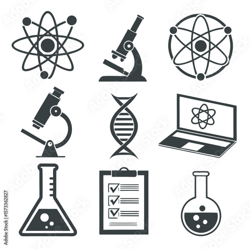 science and chemistry icons