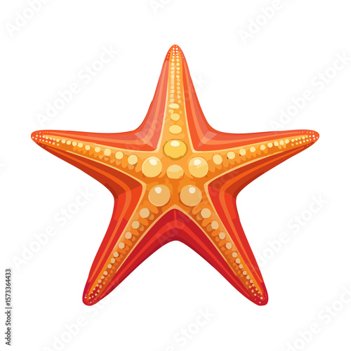 Starfish Icon Isolated on a Transparent Background