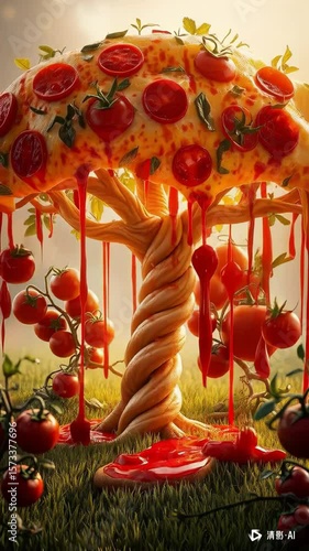 Wallpaper Mural carousel in park Torontodigital.ca