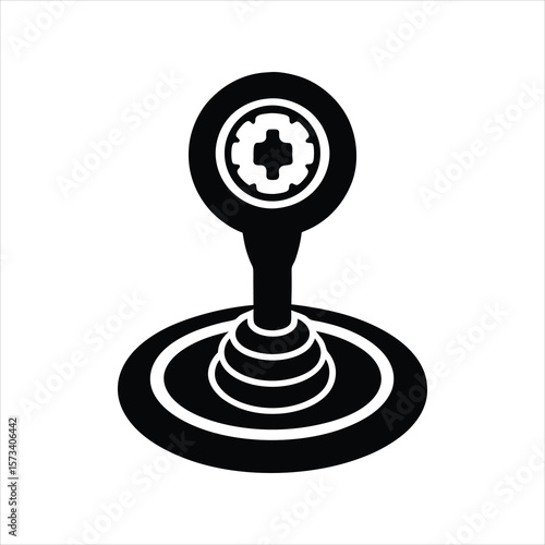  Speed Shifter Silhouette Vector Icon