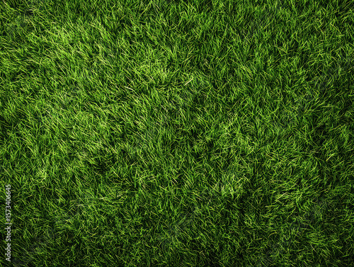 Wallpaper Mural Close-up, top view of lush green grass, natural lighting, outdoor setting, realistic style, depth, blurred background - AI-Generated Torontodigital.ca