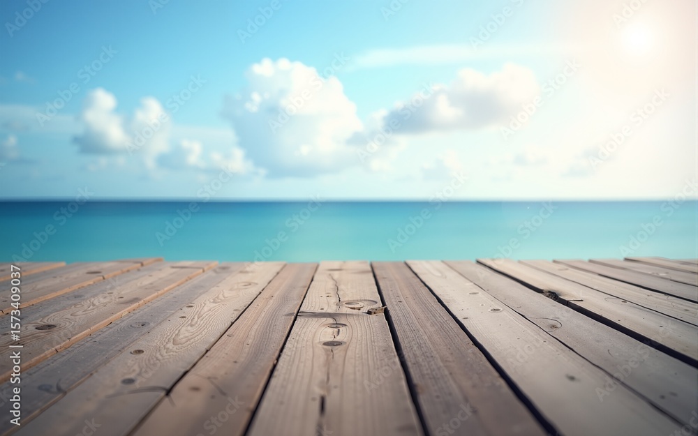 empty wood deck pier with sea ocean view background calm and tranquil. High quality empty wood deck pier with sea ocean view background calm and tranquil. High quality