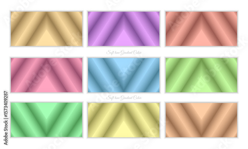 Vibrant clean vector gradient poster background Design Digital Projects