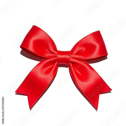 red ribbon bow
