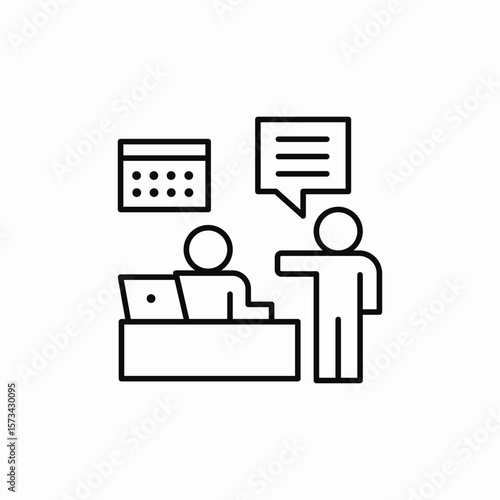 blame from boss icon sign vector