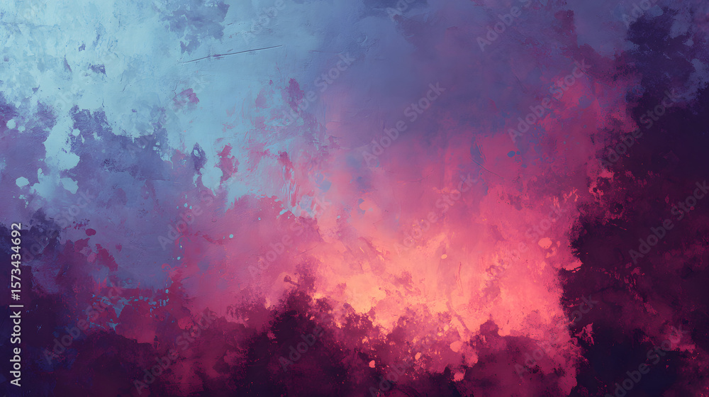 Fototapeta premium Vibrant Layered Paint Wallpaper