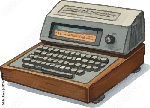Vintage Keyboard Device
