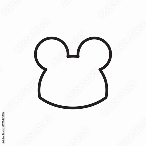funny cap kid icon sign vector