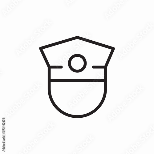 policeman user icon sign vector