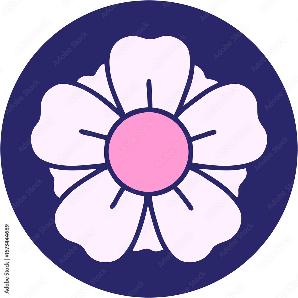 iconic tattoo style image of a flower in bright neon color iconic tattoo style image of a flower in bright neon color