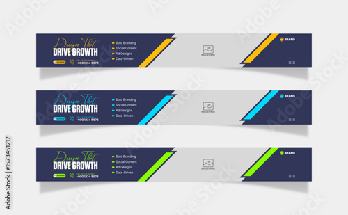 Corporate Leaderboard Web Banner Design Template