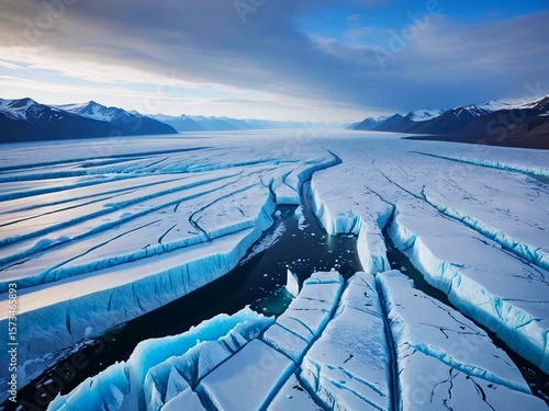 Abschmelzende Gletscherlandschaft