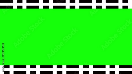 film strip frame with clipping path