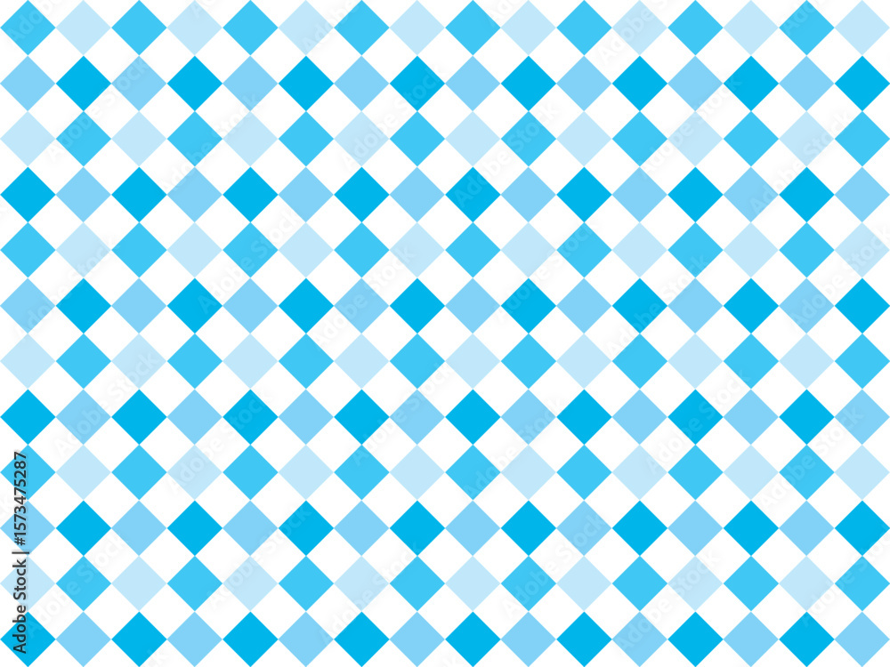 Fototapeta premium Blue shape geometric pattern seamless