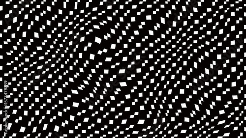 black and white dots