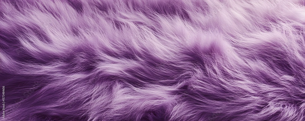 Fototapeta premium Fluffy violet fur texture background, soft and dreamy, pastel aesthetic
