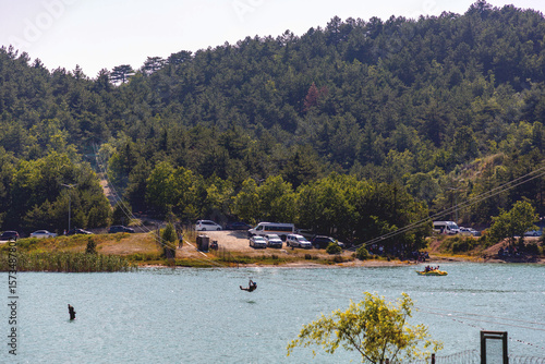 Ericek Lake is a popular at...