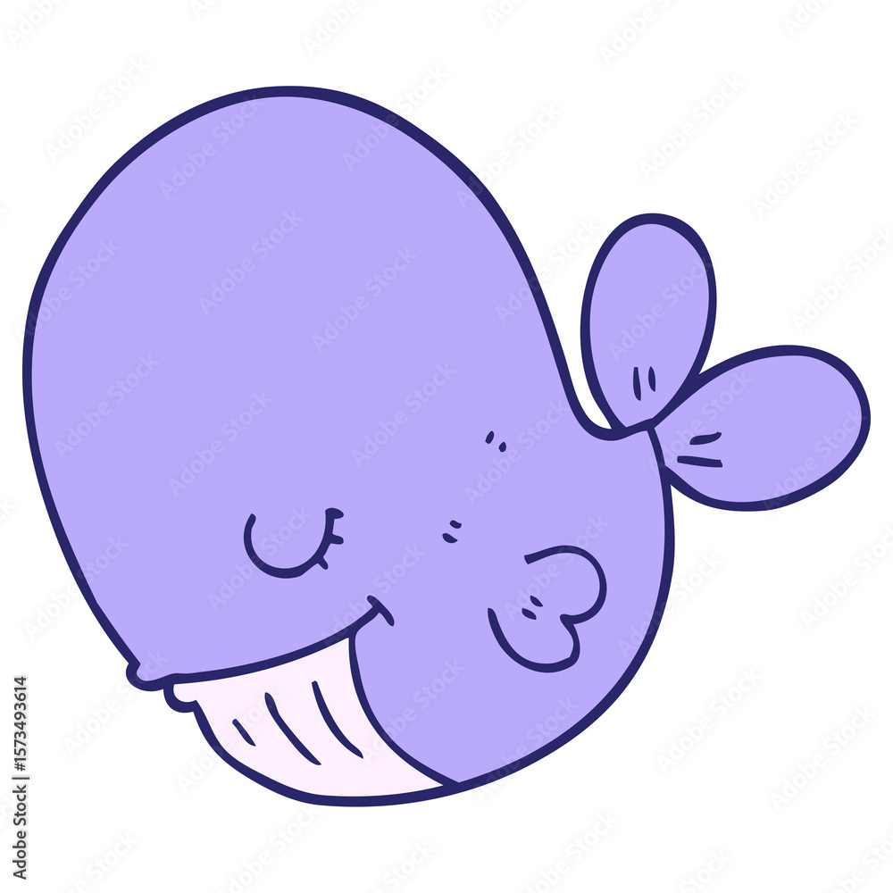 cartoon whale in bright neon color cartoon whale in bright neon color