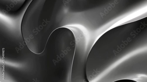 abstract metal background with waves