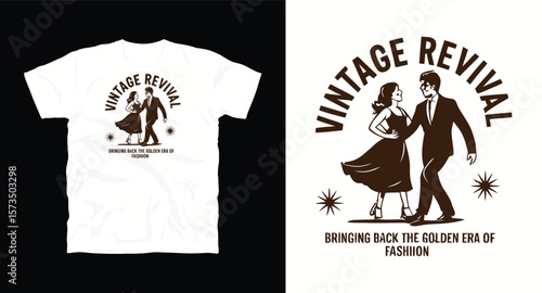 Vintage revival motivational graffiti typography vector t-shirt design