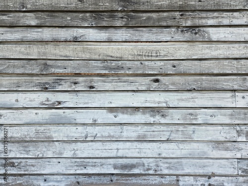 a wall built of old wood