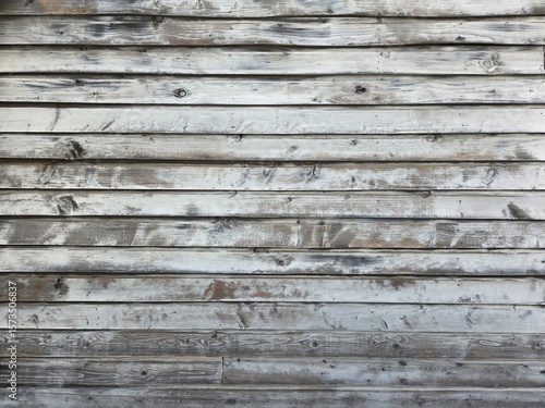 a wall built of old wood