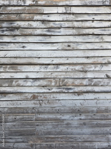 a wall built of old wood