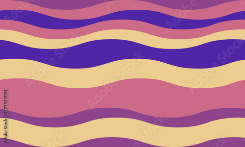 Abstract wavy stripes background.  Perfect for website banners, social media graphics, and textile design.  The calming pastel palette evokes feelings of serenity and joy. Use as a texture or pattern.