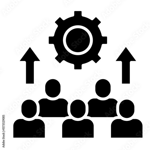 Community Development  Icon Element For Design
