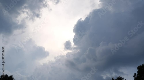 clouds in the sky