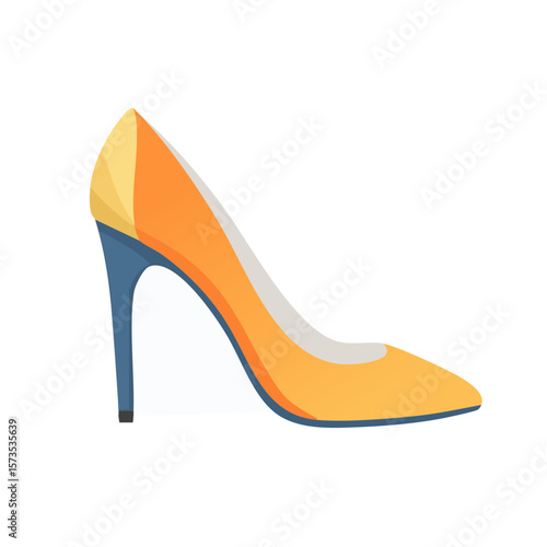 High Heel Shoe Icon Isolated on a Transparent Background 