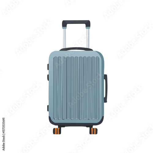 Luggage Travel Ticket  Icon Isolated on a Transparent Background 