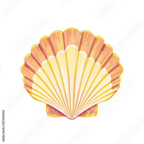 Shell Icon Isolated on a Tr...